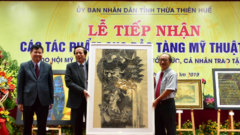 hien tang 47 tac pham cho bao tang my thuat hue