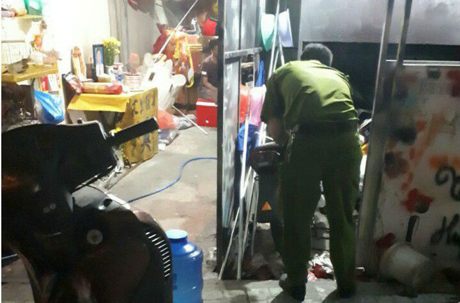 xac dinh 2 nhom doi tuong trong vu dap pha nem bom xang dot tiem sua chua xe may trong dem
