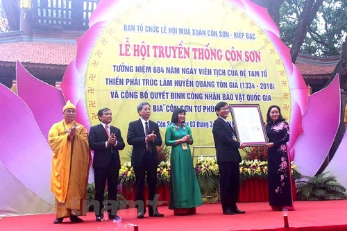 khai hoi mua xuan con son kiep bac 2018 va cong bo bao vat quoc gia