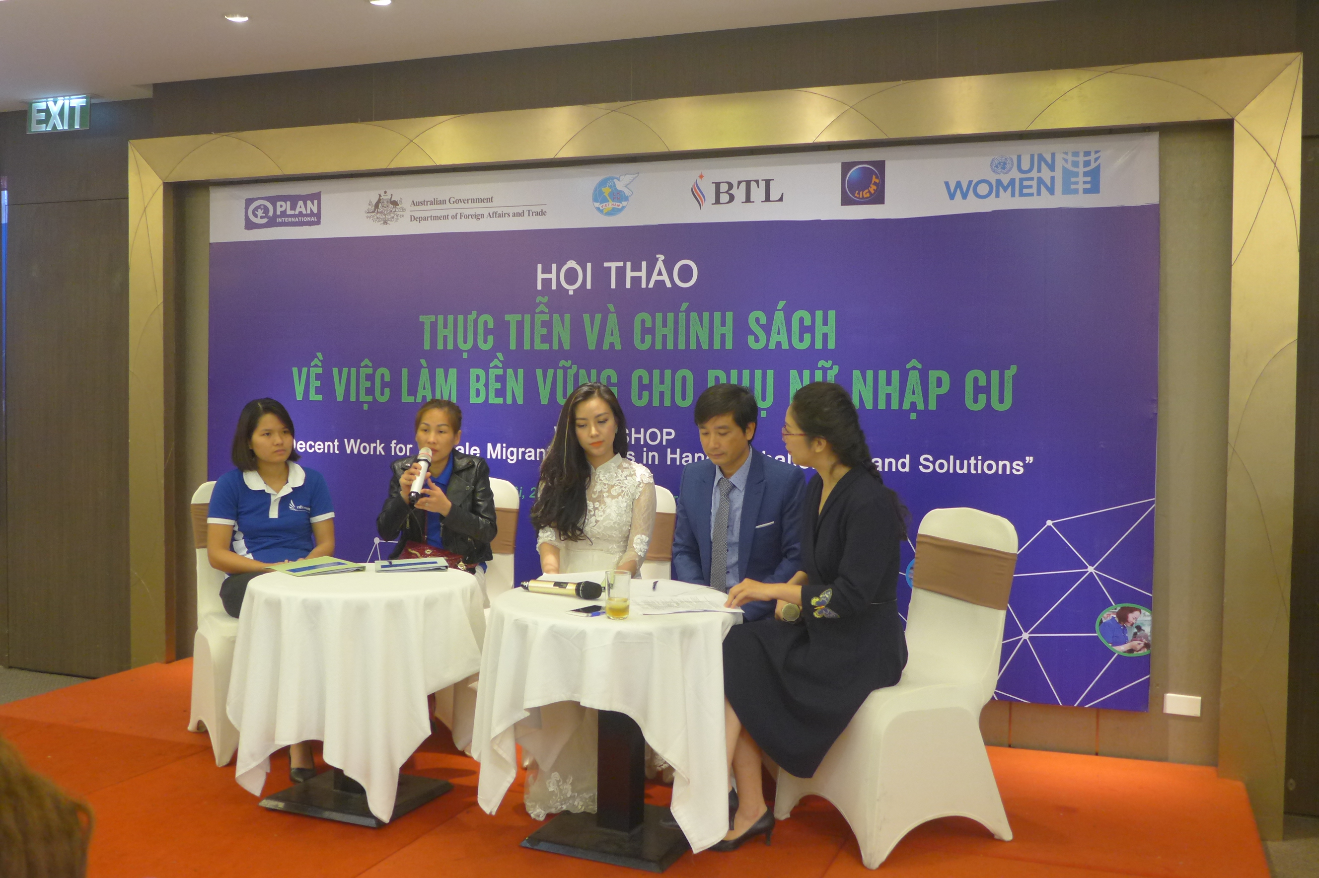 tao co hoi viec lam ben vung cho lao dong nu nhap cu