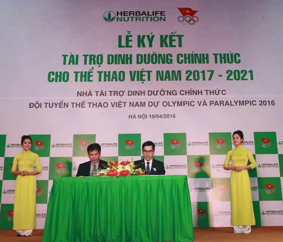 herbalife tiep tuc tai tro va phat trien dinh duong cho the thao viet nam
