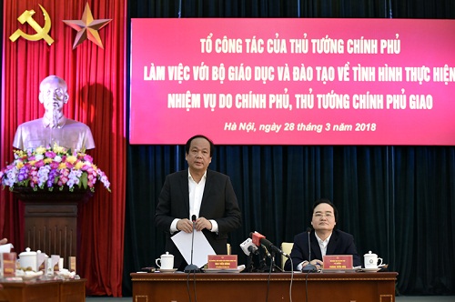 to cong tac cua thu tuong bao cao chinh phu ket qua kiem tra