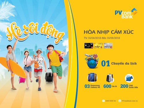 vui he tha ga cam xuc thang hoa cung the pvcombank mastercard