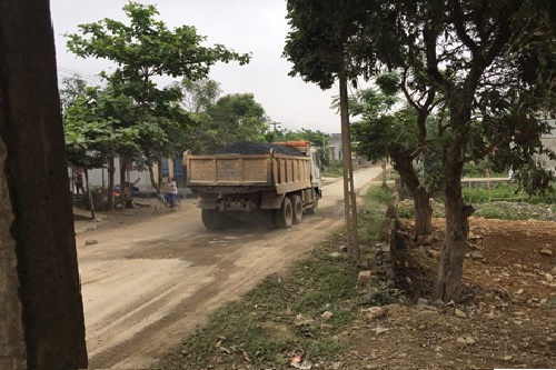 ve cam thuy chung kien xe qua tai cay nat duong dan sinh