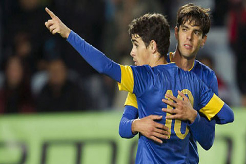 oscar kaka khong co ten trong doi hinh brazil tham du copa america
