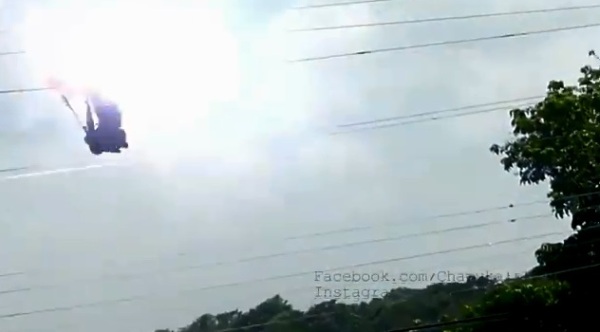 gap su co bat ngo linh nu nhay du suyt chet vi duong dien cao the