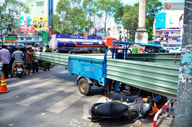 xe ba gac cho ton cua vao nguoi di duong 2 nan nhan nhap vien cap cuu
