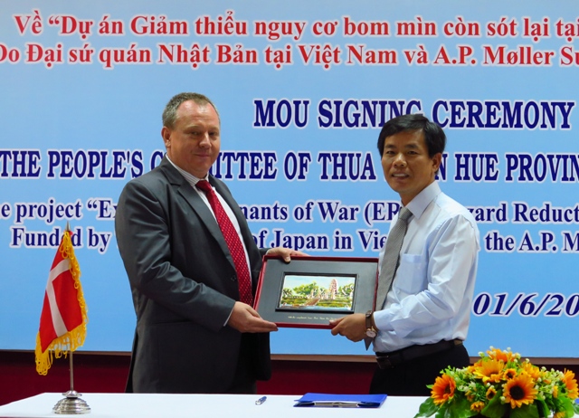 dan mach va nhat ban ho tro 12 trieu usd giup thua thien hue xu ly bom min