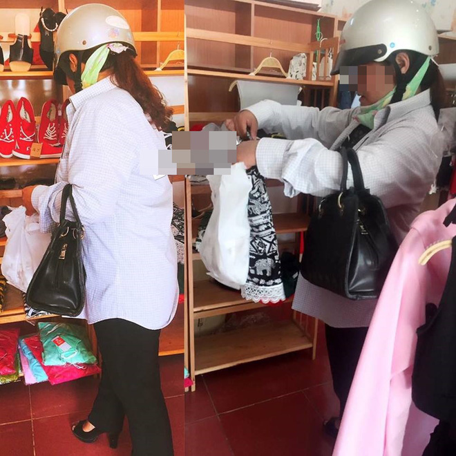 giua trua nang nong me chong di mua ao cho con dau va cau noi khien nhieu nguoi cam dong