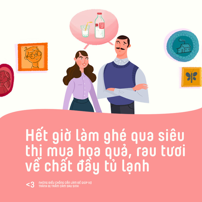 10 dieu chong can lam de giup vo tranh bi tram cam sau sinh
