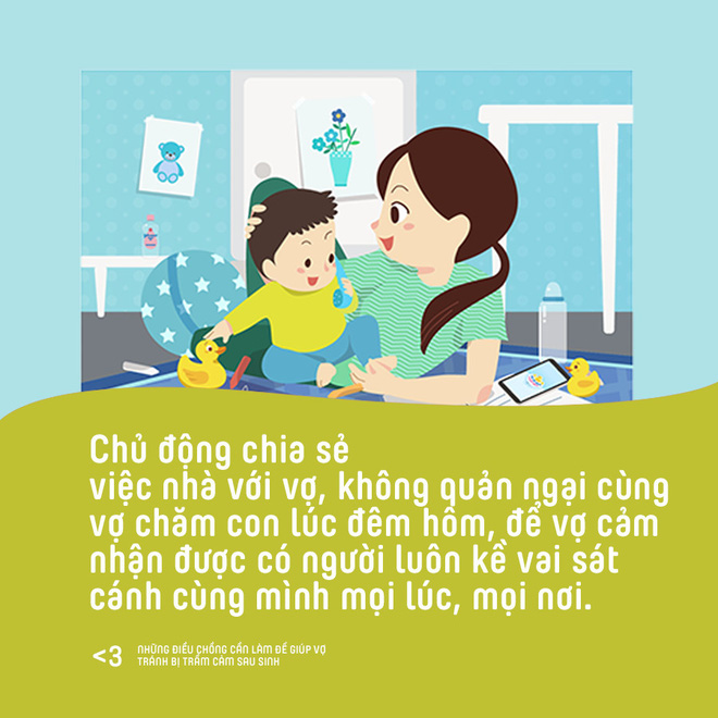 10 dieu chong can lam de giup vo tranh bi tram cam sau sinh