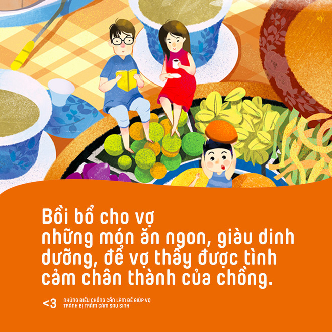 10 dieu chong can lam de giup vo tranh bi tram cam sau sinh