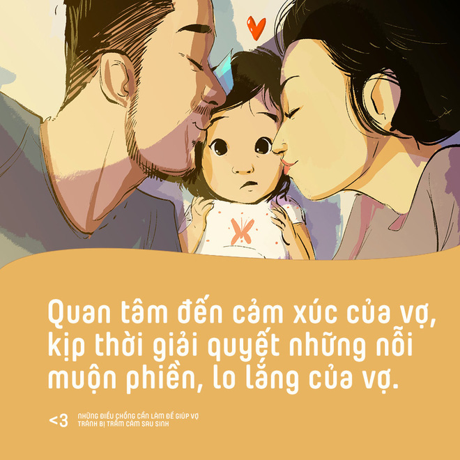 10 dieu chong can lam de giup vo tranh bi tram cam sau sinh