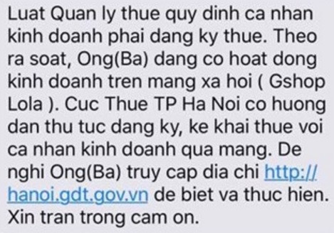 ha noi hon 13000 nguoi kinh doanh tren facebook phai ke khai thue