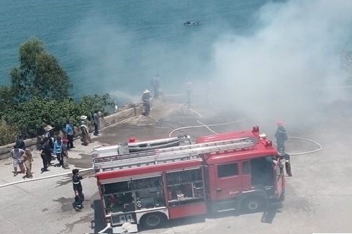 da nang chay tren nui son tra do lai xe vut tan thuoc la