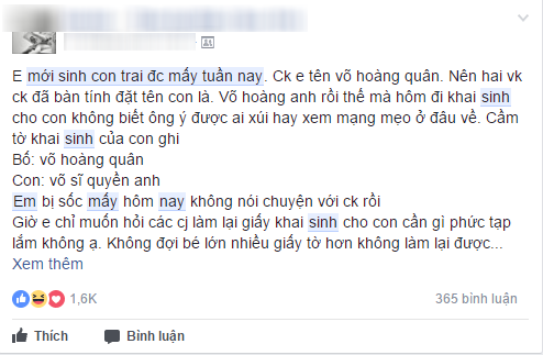 cuoi khong nhat duoc mom voi cai ket dang cua me bau khi nho dan mang dat ten cho con trai ho do