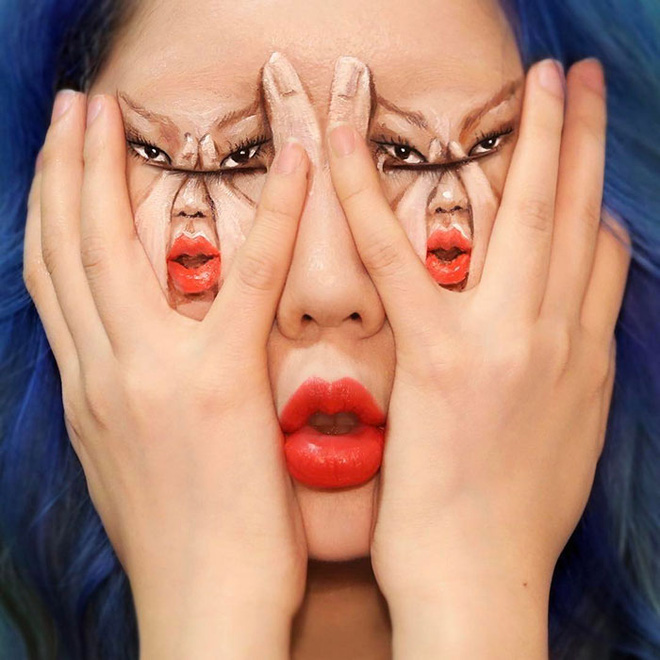 ngam nhin nhung khuon mat make up ao giac 3d ban se khong khoi lu lan
