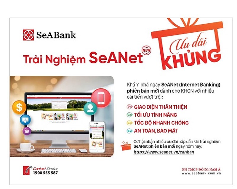 seabank gioi thieu phien ban internet banking hoan toan moi