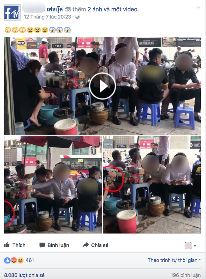 vu rua chan trong xo tra da phan ung khong ngo tu mang xa hoi nuoc ngoai