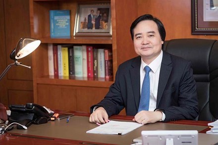 bo truong phung xuan nha gui thu chuc mung cac doan thi olympic quoc te