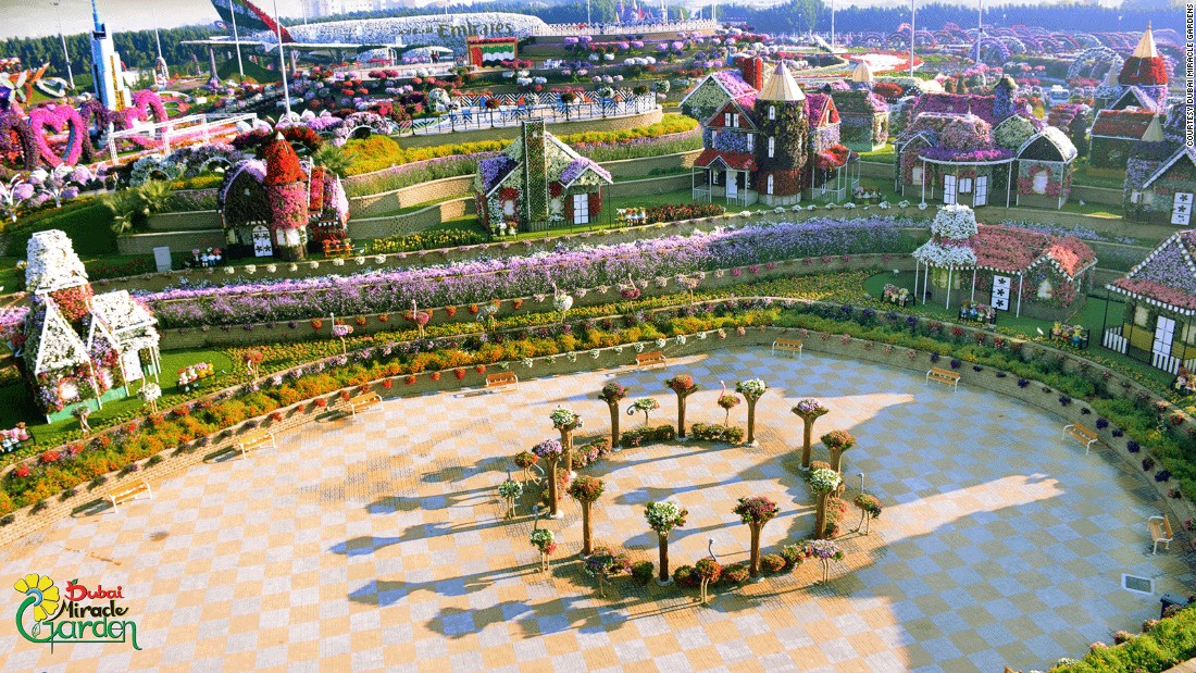 dubai miracle garden vuon hoa tu nhien lon nhat the gioi o dubai