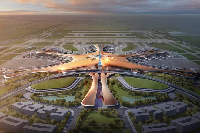 toa n ca nh cong truo ng xay du ng san bay quo c te lo n nha t the gio i mo t trong nhu ng ta c pha m cuo i cu ng cu a nha thie t ke da i ta i zaha hadid