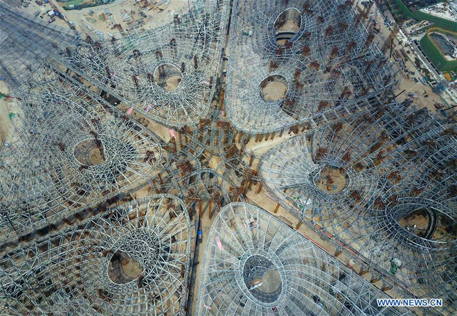 toa n ca nh cong truo ng xay du ng san bay quo c te lo n nha t the gio i mo t trong nhu ng ta c pha m cuo i cu ng cu a nha thie t ke da i ta i zaha hadid