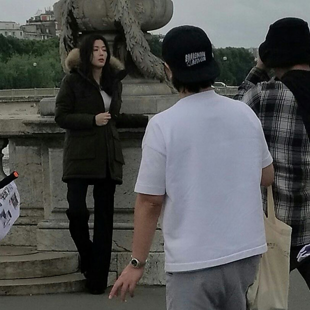 jun ji hyun vac bung bau sang phap quay quang cao