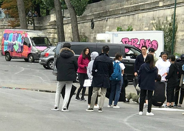 jun ji hyun vac bung bau sang phap quay quang cao