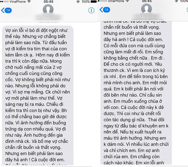 vu vo di de song thai nhung mat con bi an khien chong tu tu mot so doi tuong loi dung cau chuyen de truc loi