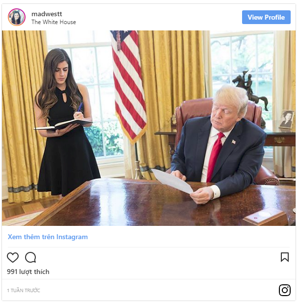 tiet lo muc luong tren troi danh cho nu tro ly truong 27 tuoi xinh dep cua ong trump