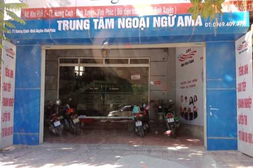 so gddt tinh vinh phuc cham kiem tra xu ly trung tam ngoai ngu ama hoat dong trai phep