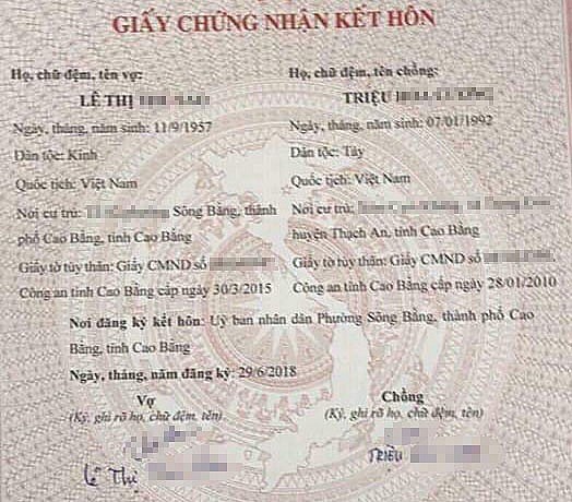 co dau 61 tuoi ket hon voi chu re 26 tuoi o cao bang gay xon xao mong du luan thoi phan xet