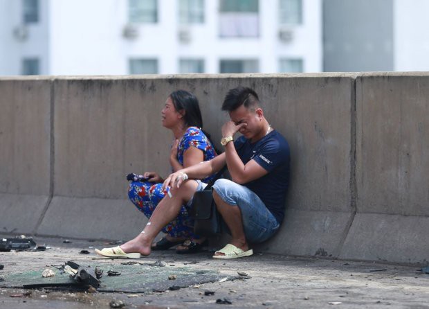 ha noi nguoi nha bang hoang khoc nghen tai hien truong vu chay xe khach khien thai phu 6 thang tu vong