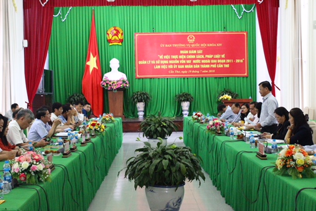 uy ban thuong vu quoc hoi giam sat cac du an su dung von oda tai can tho