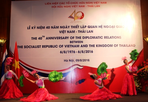 ky niem 40 nam thiet lap quan he ngoai giao viet nam thai lan