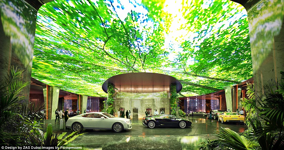 dubai xay khach san rung nhiet doi dau tien tren the gioi
