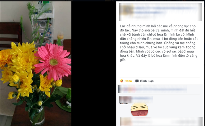 bi hai chuyen me chong vo duyen ba mua hoa cuc tang sinh nhat chau ba xong vao ngu cung giuong con