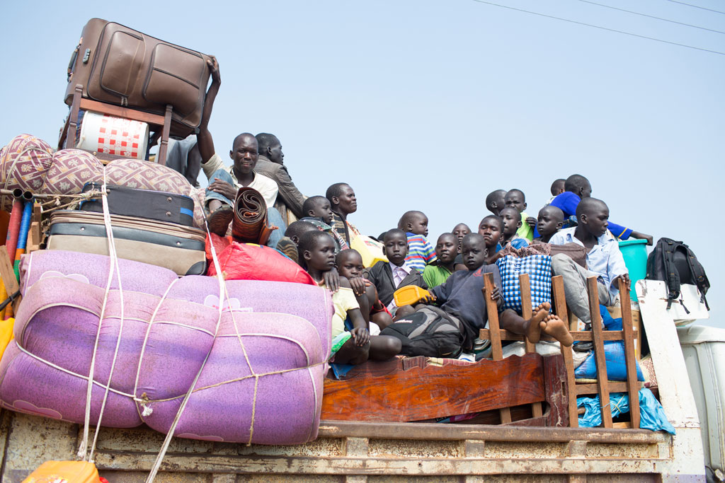 mot trieu nguoi nam sudan phai toi uganda ti nan vi noi chien