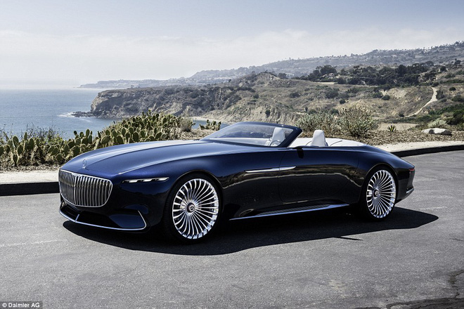 ngam xem sieu xe mui tran chay dien mercedes maybach 6 cabriolet co gi dep