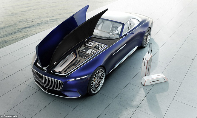 ngam xem sieu xe mui tran chay dien mercedes maybach 6 cabriolet co gi dep