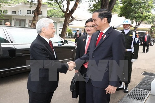 indonesia to chuc trong the le don tong bi thu nguyen phu trong