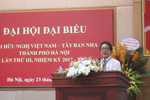 25 uy vien duoc bau vao ban chap hanh hoi huu nghi viet nam tay ban nha tp ha noi khoa iii
