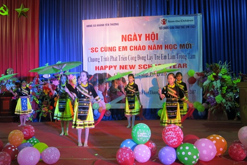 save the children cung em chao nam hoc moi