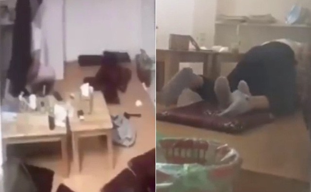 clip nong tai quan tra sua bi phat tan nu nhan vien duoi 2 nguoi trong clip len tieng