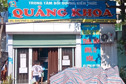 vinh phuc trong thoi gian nghi he nghiem cam day them trong nha truong cap phep ngoai nha truong