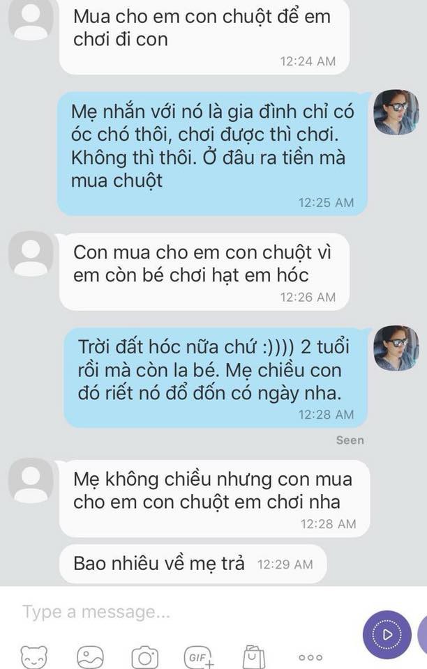 vi mot chu meo con gai thac mac rot cuoc minh la con de hay con nuoi cua me