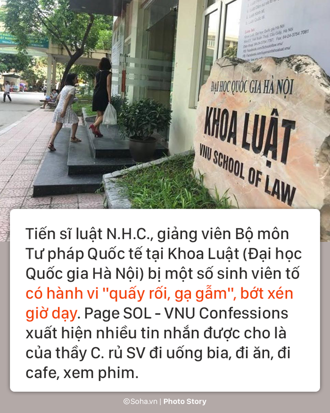 giang vien luat bi to nhan tin ga gam sinh vien nhieu em chu dong nhan tin moi toi uong bia co sao dau