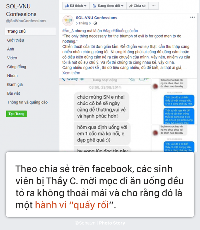 giang vien luat bi to nhan tin ga gam sinh vien nhieu em chu dong nhan tin moi toi uong bia co sao dau