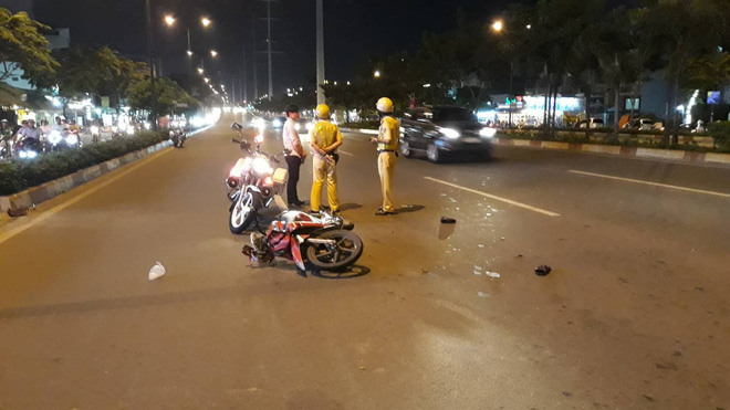 tp hcm bat chap hieu lenh dung khi chay vao lan o to thanh nien phong xe tong csgt bi thuong